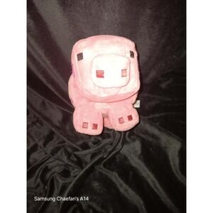 Minecraft Pink Pig Stuffed Plush Animal 10" 2023 Mojang Mattel